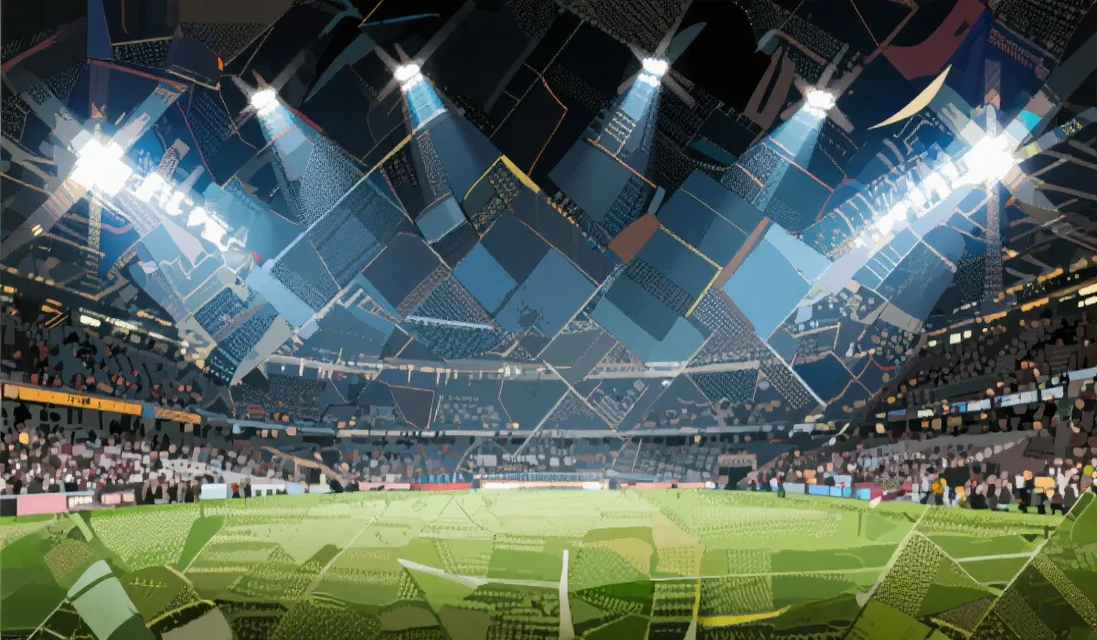 体育场景拼贴示意